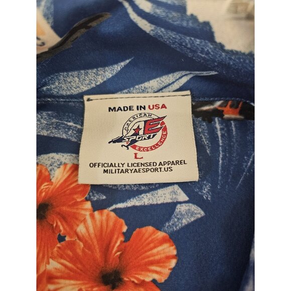 American Excellence Coast Guard High Tide Hawaiian Shirt - Picture 10 of 11